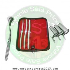  Hegar uterine dilator 3 pieces set, 7-8, 9-10, 11-12, pinwheel, collin 3pcs